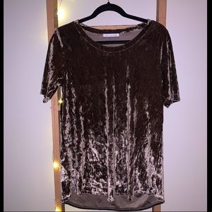 Women’s velvet top